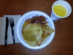 The delicious breakfast sponsored by Chartwells